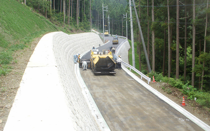 施工状況(道路）